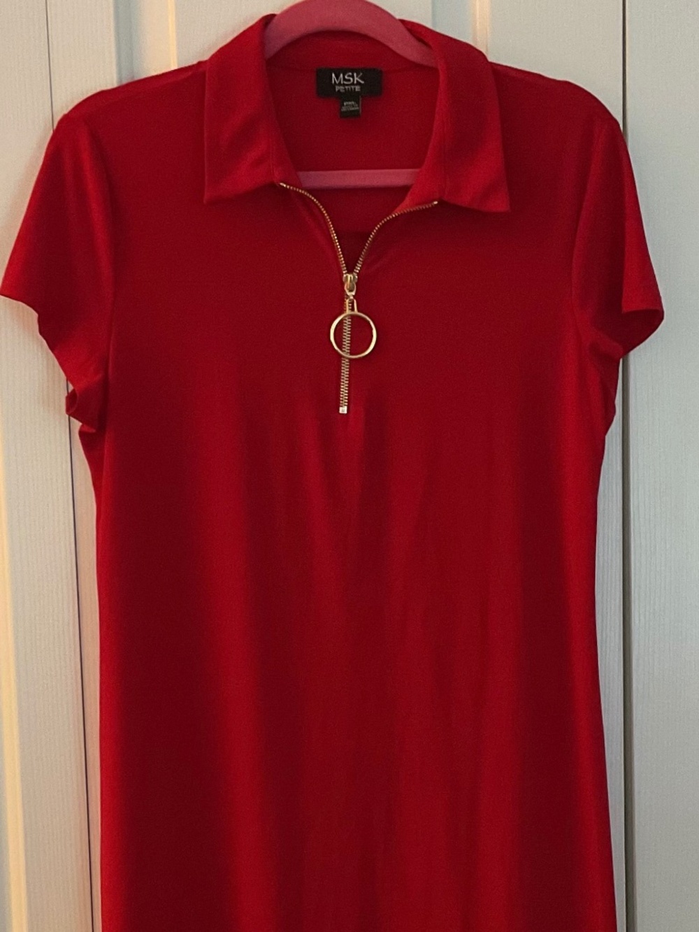 MSK Petite Women’s Dress XL Red